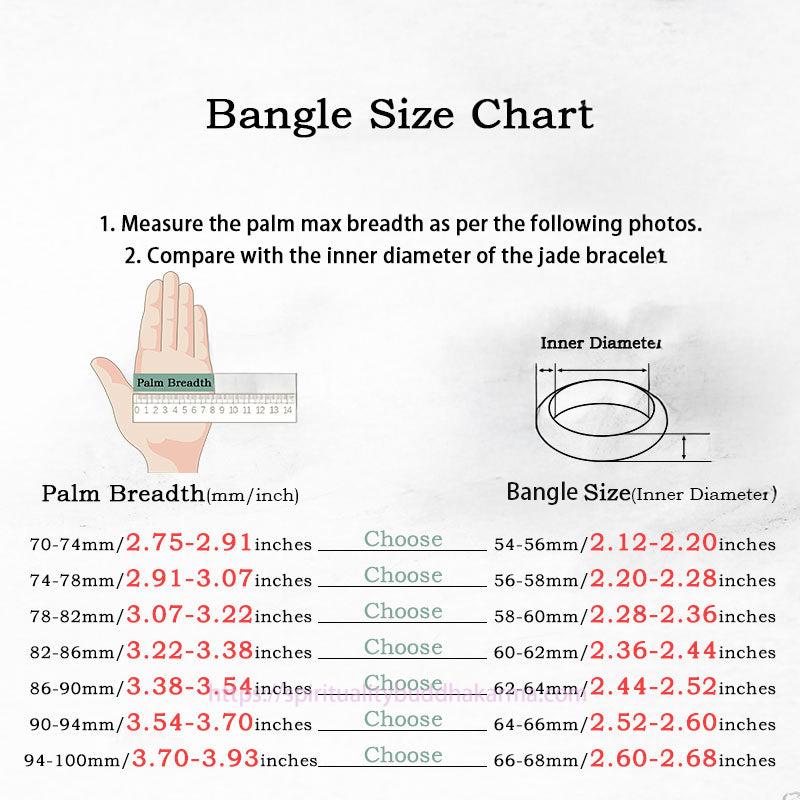 How to choose the bangle size