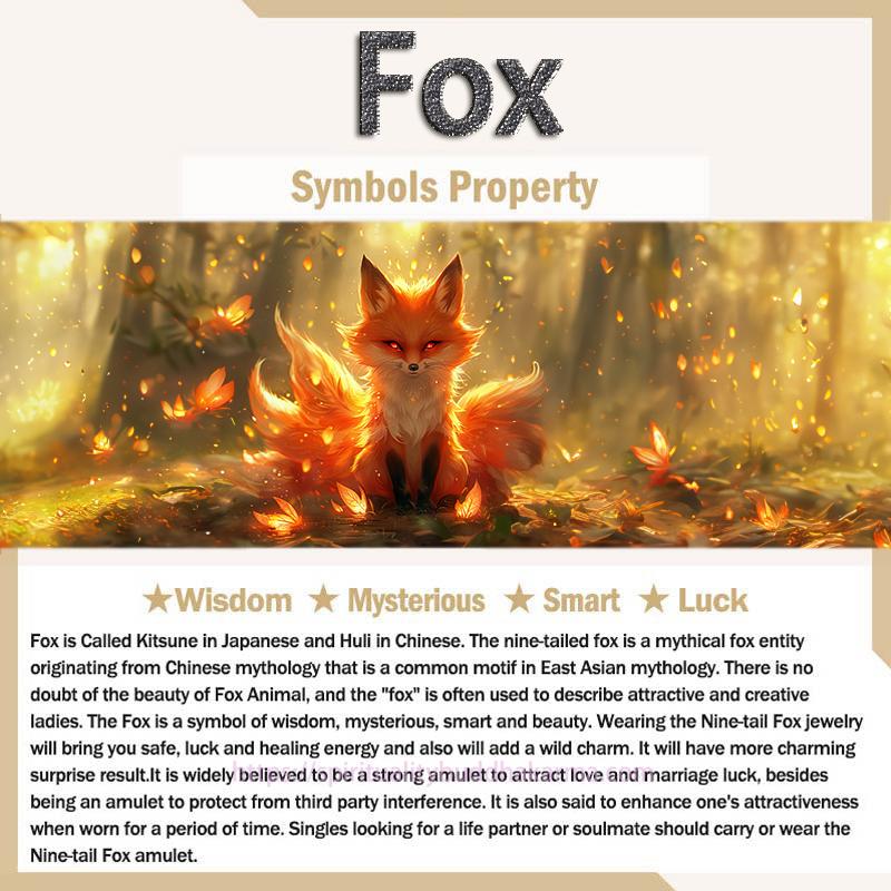 Spirituality Buddha Karma Natural Amethyst White Crystal Wealth Solar Plexus Chakra (Third Chakra) Nine Tailed Fox Luck Necklace Pendant Necklaces & Pendants BS 1