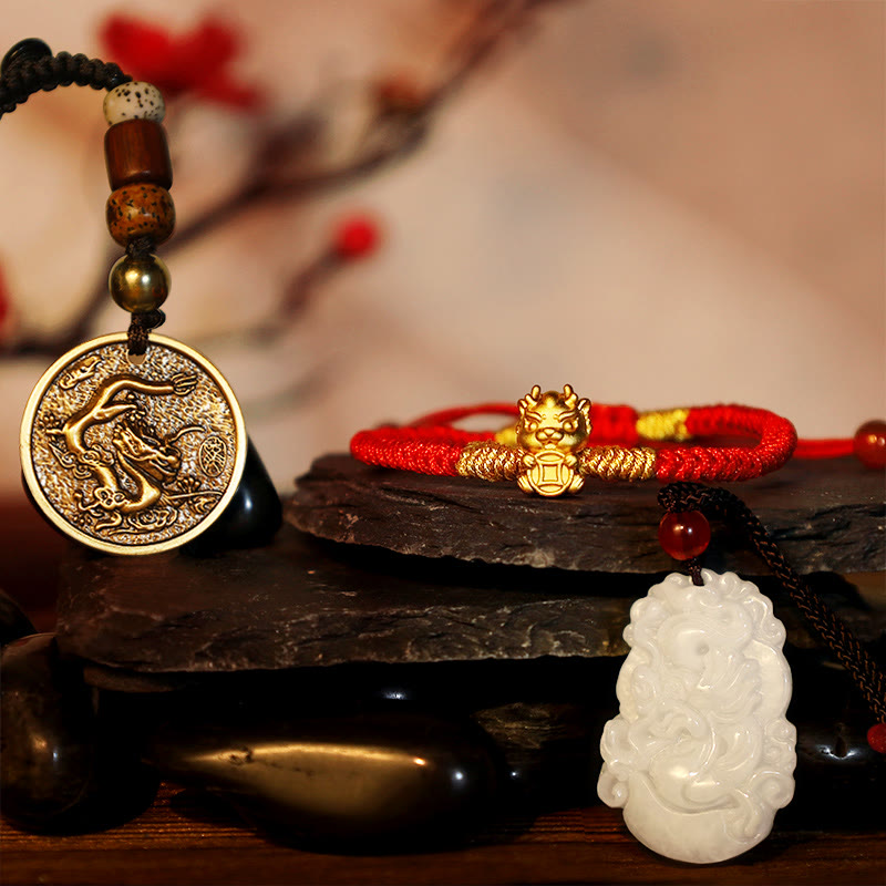 Spirituality Buddha Karma Lucky Year Of The Dragon 2024 Protection Bundle-1 Dragon Bundle  