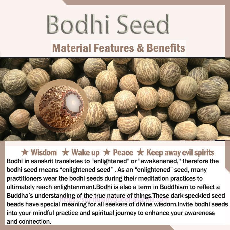 Spirituality Buddha Karma 108 Mala Beads Gradient Bodhi Seed Buddha Hand Engraved Peace Bracelet Mala Bracelet BS 1